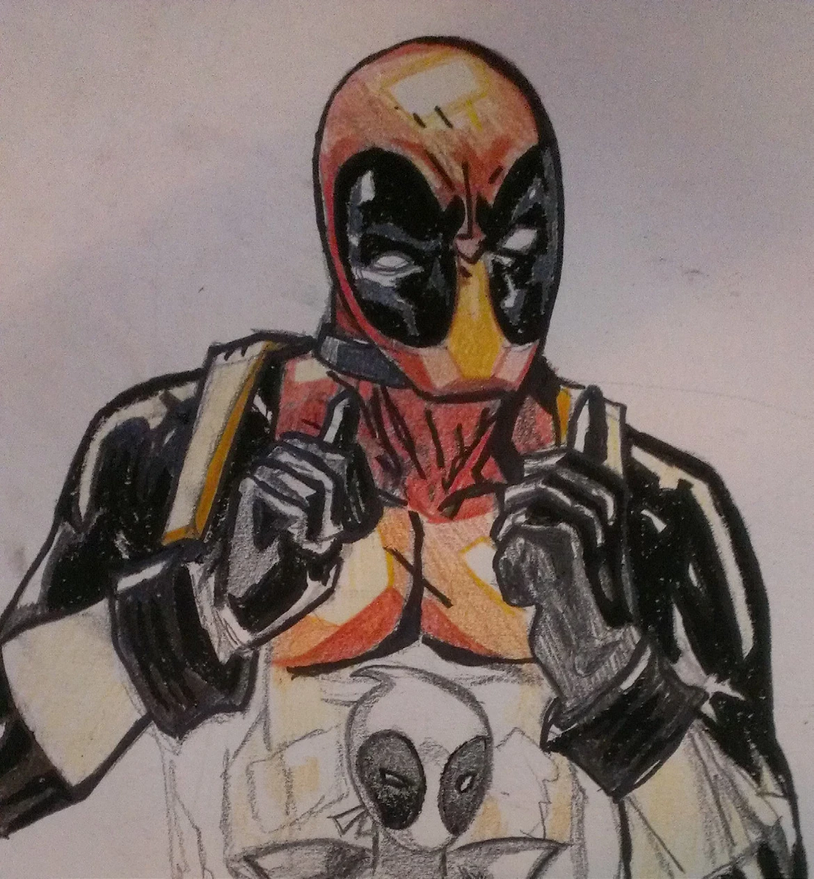 Deadpool – Zeichnung · Fanart